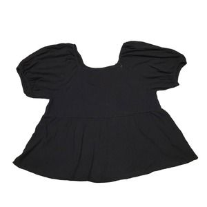 Madewell Babydoll Short Sleeve Top - Size 1X